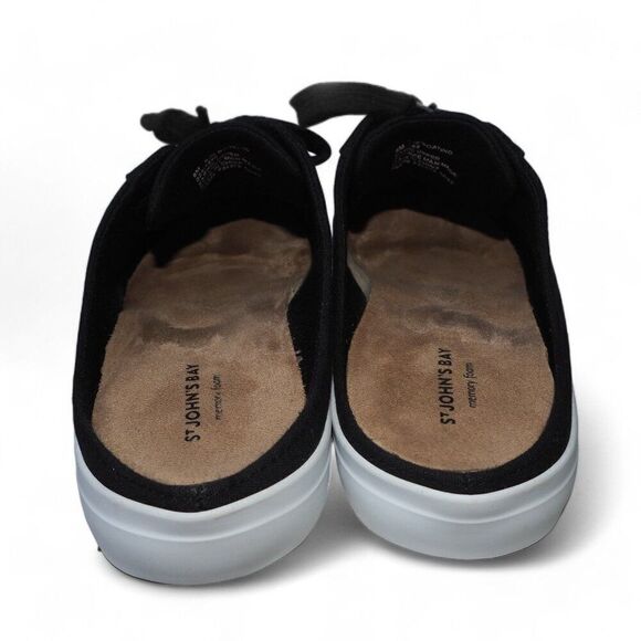 St. John's Bay Boating Memory Foam Slip-on Casual Mules Black Women's 8M - Picture 5 of 10